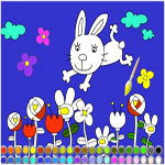 بازی آنلاین نقاشی خرگوش کوچولو